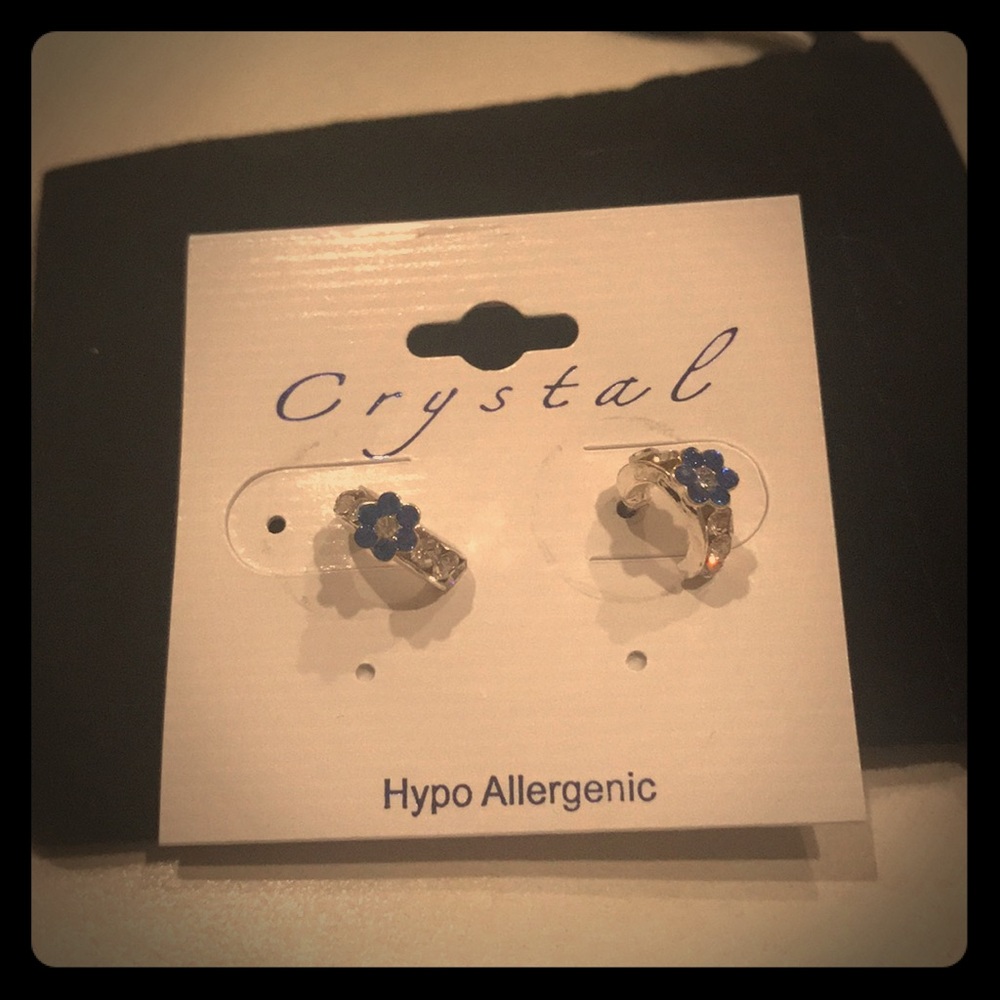 Small Diamond Hoops